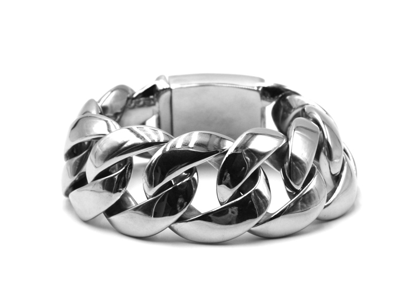 Edelstahlpanzerarmband (26x3cm)