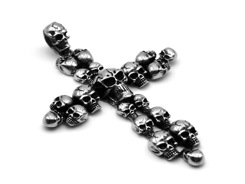 Edelstahlanhänger "Kreuz" (80mmx60mm)