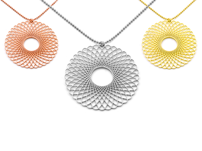 Edelstahlkette mit Anhänger (75cm)