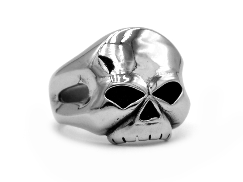 Edelstahlring "Skully"