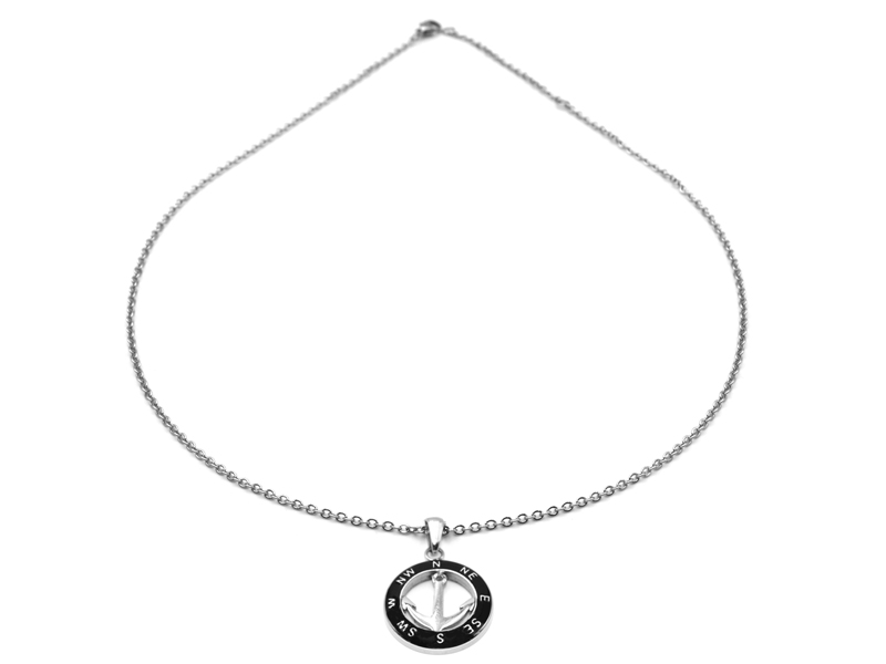 Edelstahlkette "Anker" (46+5cm)