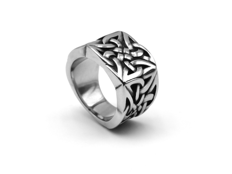 Edelstahlring "Keltisch"