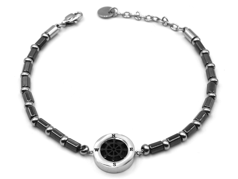 Edelstahlarmband mit Anker o. Steuerrad