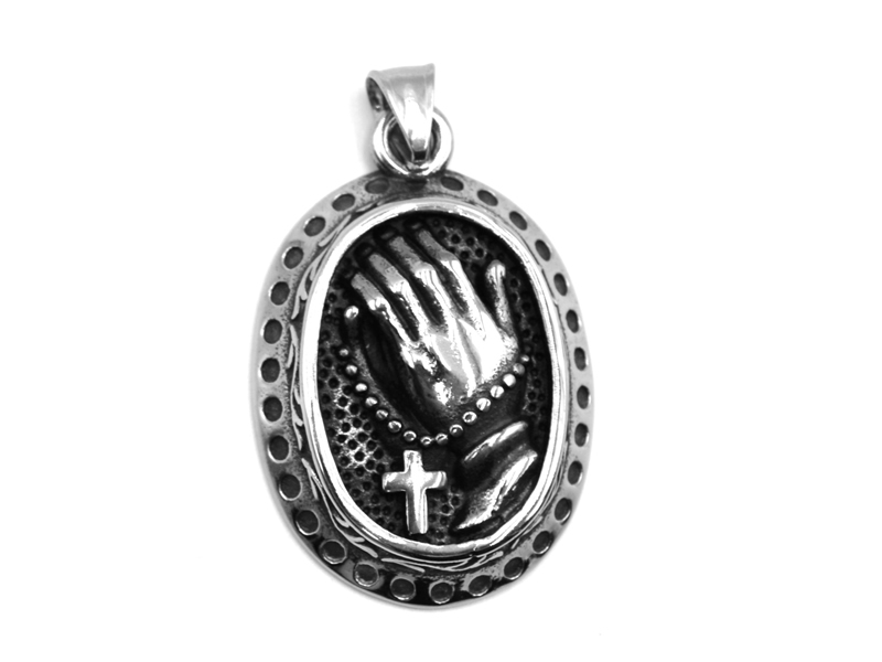 Edelstahlanhänger "Prey"