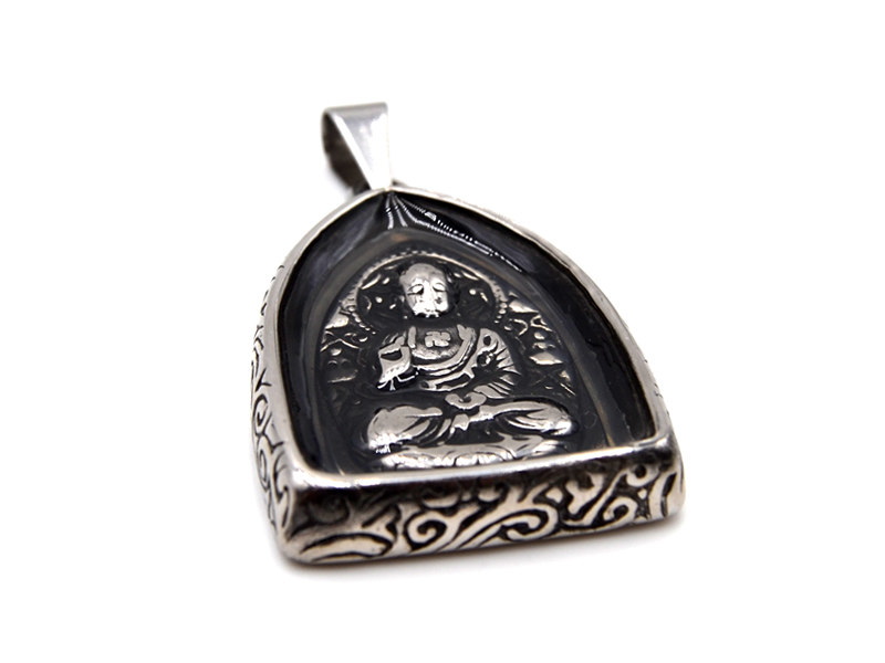 Edelstahlanhänger Buddha