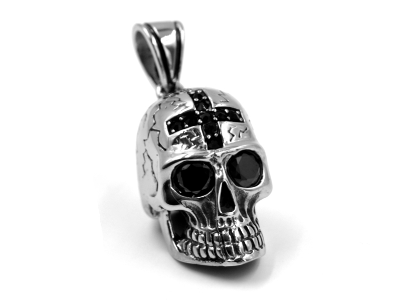 Edelstahlanhänger "Skull"