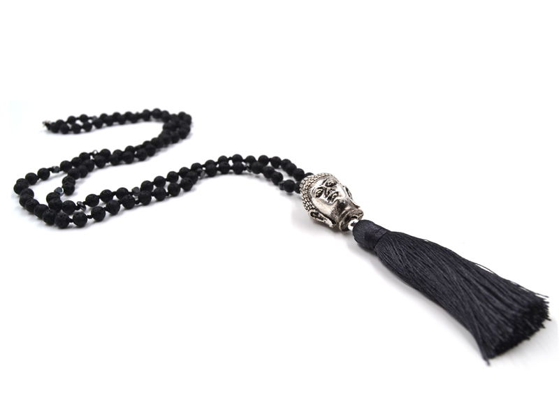 Kette "Buddha" (Lava)