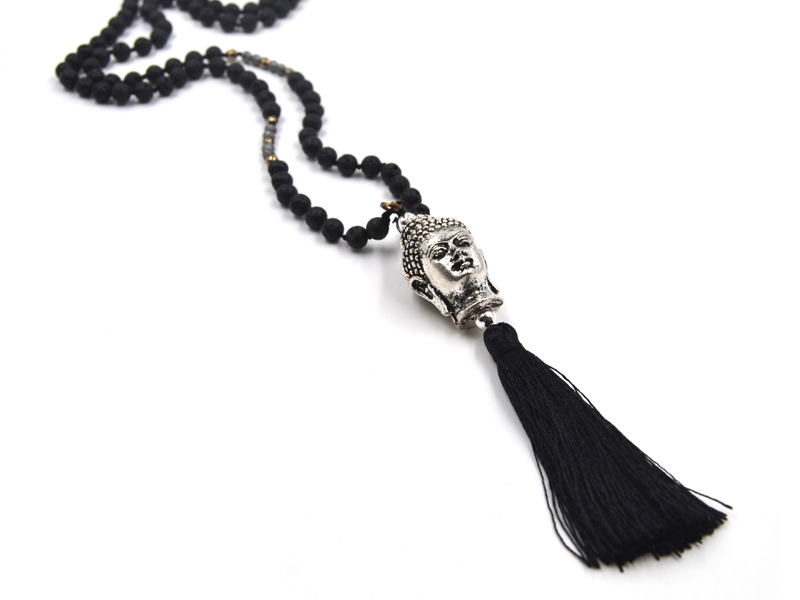 Kette "Buddha" (Lava)