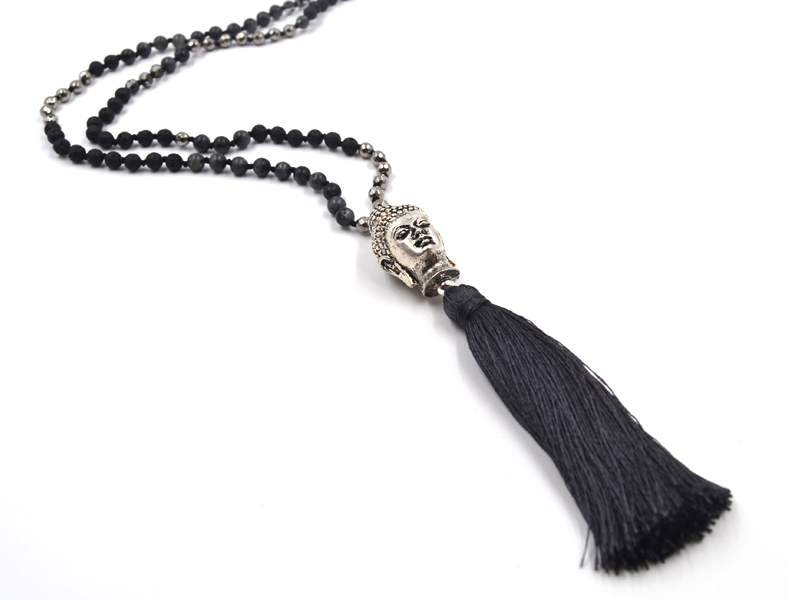 Kette "Buddha" (Lava)