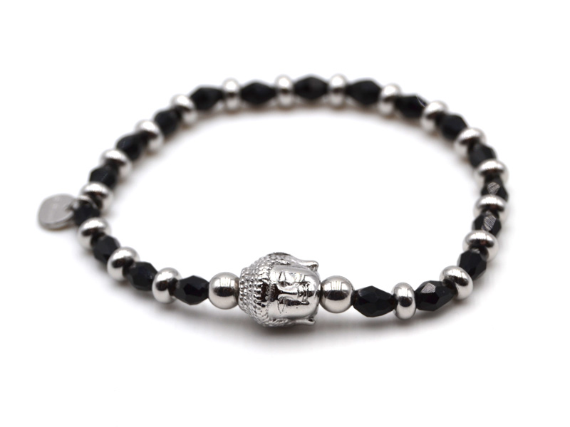 Armband "Buddah" mit Edelstahl