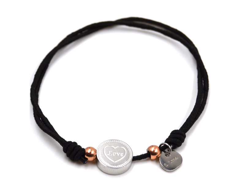 Armband "Love" mit Edelstahl
