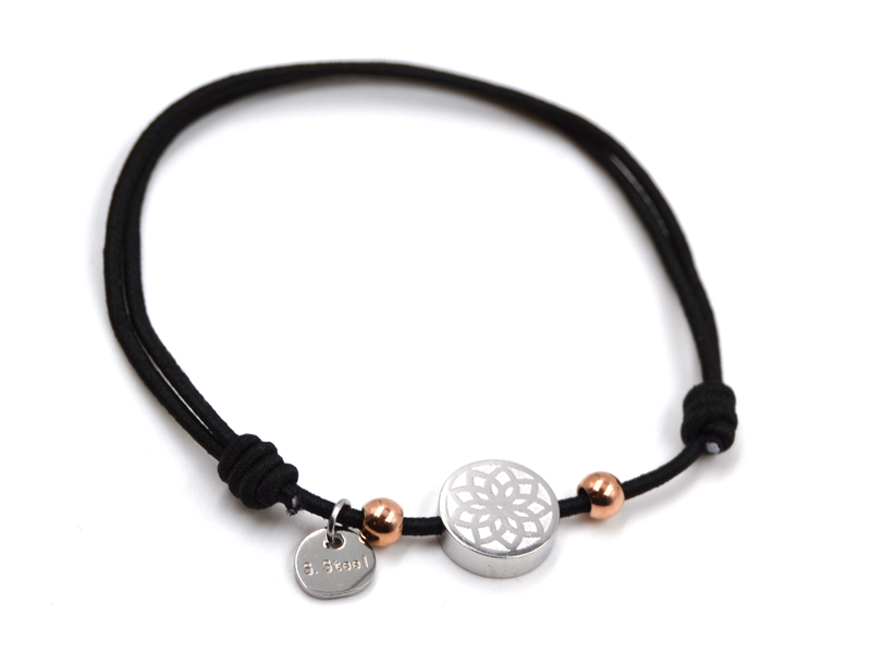 Armband "Flower" mit Edelstahl