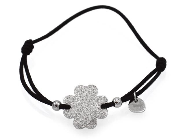 Armband Edelstahl Kleeblatt