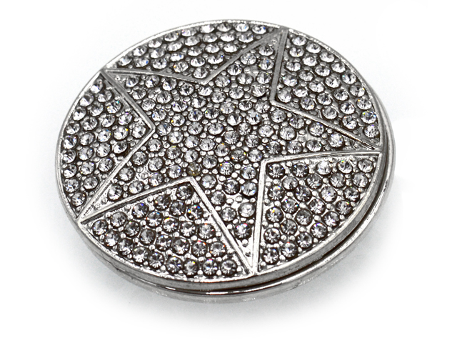 Magnetclip Strassstern (3,5cm)