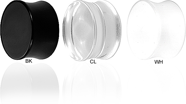 ACRYLIC FLARED PLUGS (14-22MM)
