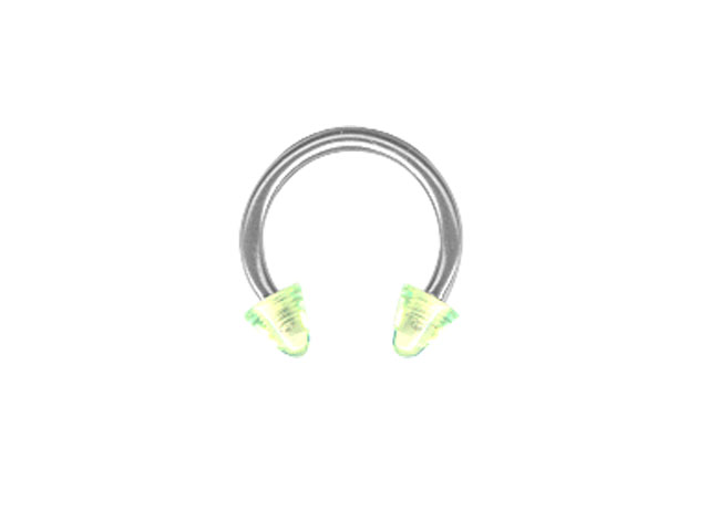 UV MICRO CIRCULAR BARBELLS W. CONES