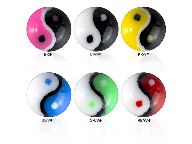 UV MICRO YING YANG BALLS