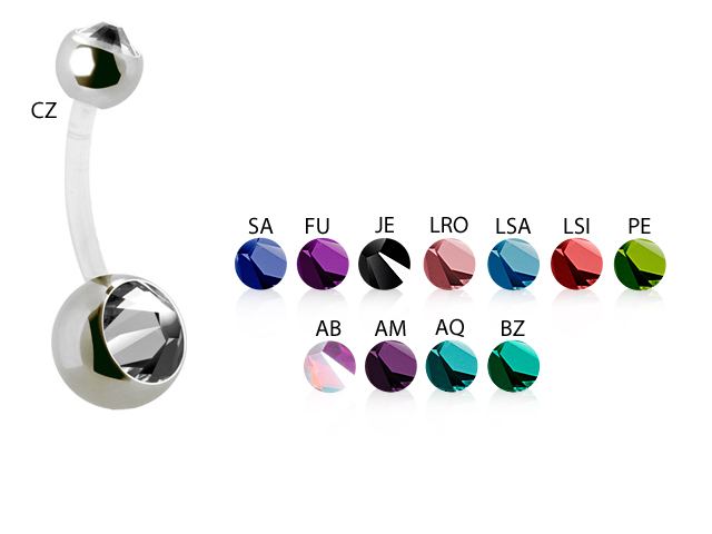 BIOPLAST DOUBLE JEWELLED STEEL BANANA