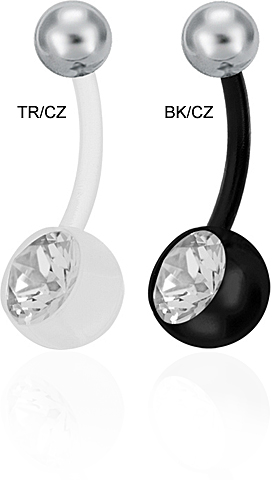 BIOPLAST JEWELLED POP BANANA W. STEEL BALL