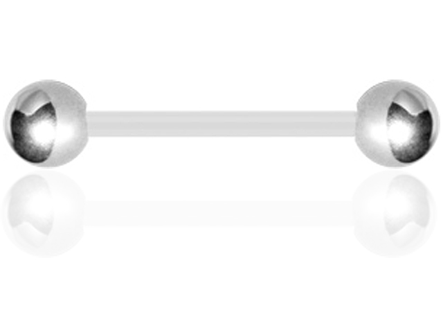 BIOPLAST MICRO BARBELLS WITH TITANIUM BALLS