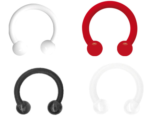 BIOPLAST MICRO CIRCULAR BARBELLS W. UV BALLS