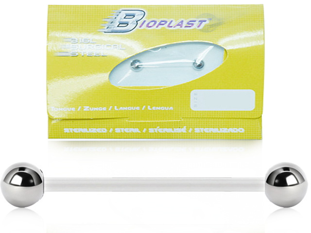 STERELIZED BIOPLAST BARBELLS WITH STEEL BALLS