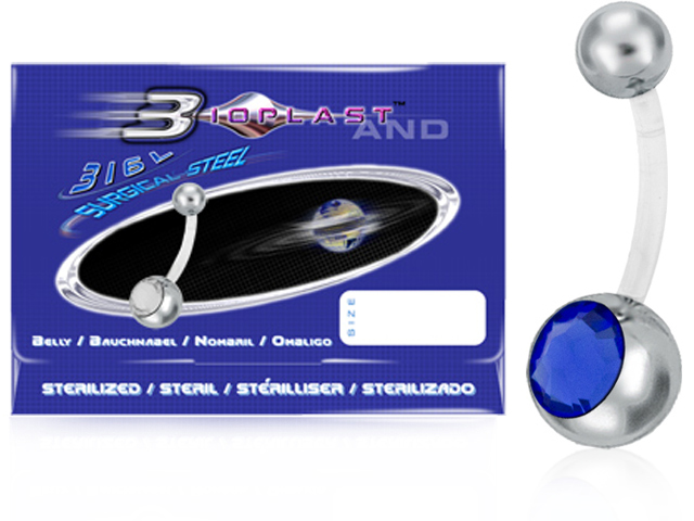 STERELIZED BIOPLAST JEWELLED STEEL BANANA