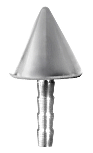 BIOPLAST TITANIUM LABRET WITH SPIKE