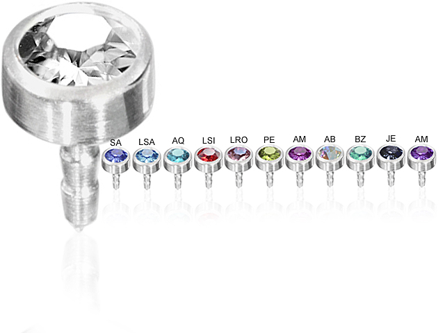 JEWELLED TITANIUM ATTACHMENT FOR BIOPLAST INTERNAL LABRET