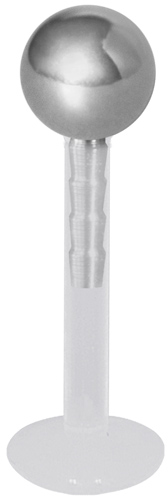 BIOPLAST LABRET W. TITANIUM BALL