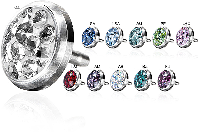 TITANIUM CRYSTAL ATTACHMENT FOR BIOPLAST INTERNAL LABRET