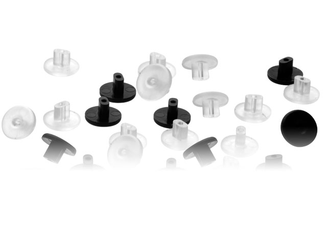 BIOPLAST EARSTUDS BUTTERFLY (50 PAIRS / BAG)