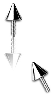 SS316L CONE FOR BIOPLAST INTERNAL EYEBROW STUD