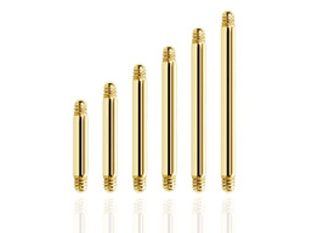 SS316L GOLD PVD STEEL PINS (STEMS)