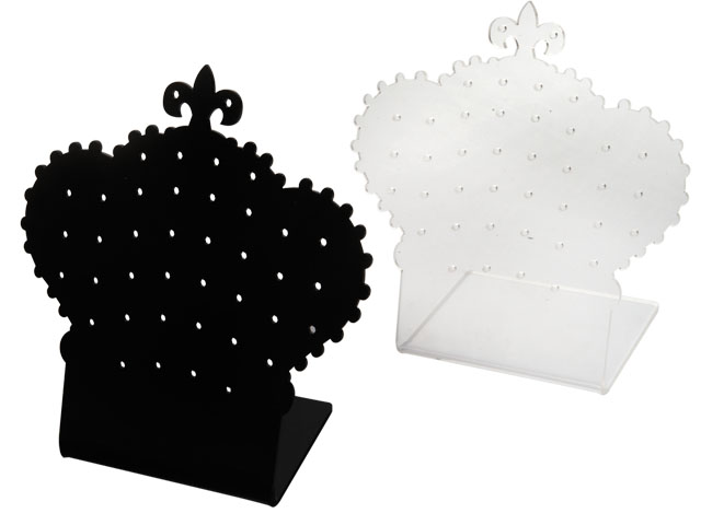 DISPLAY FOR EARSTUDS -ACRYLIC CROWN