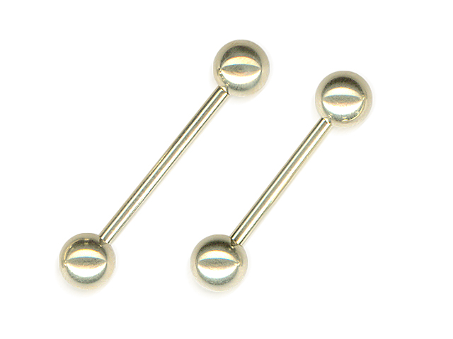 SS316L ZIRCON STEEL BARBELLS