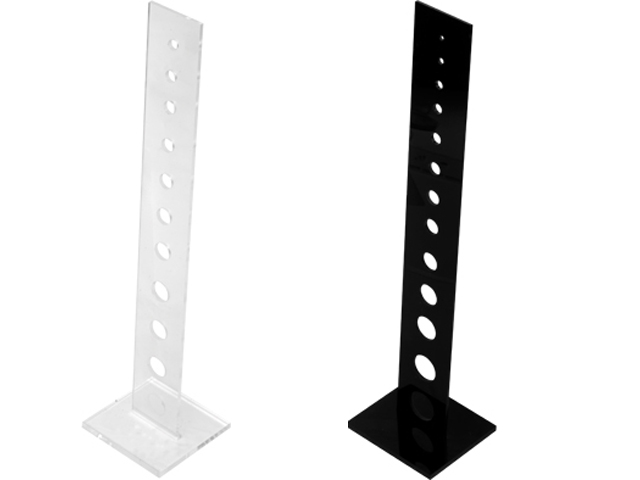 ACRYLIC DISPLAY FOR PLUGS AND TUNNEL (11 PLUGS, 4-24MM)