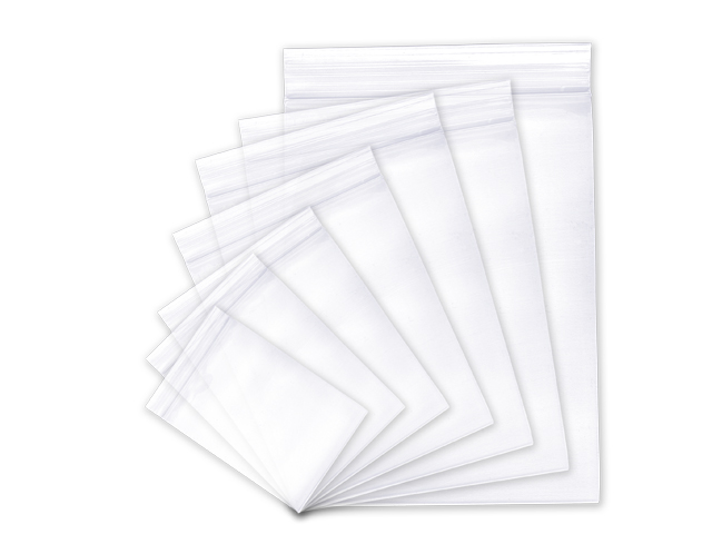 CLEAR TRANSPARENT PLASTIC ZIP BAGS (100PCS/7x10)