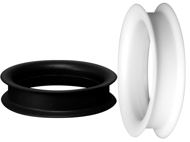 SILICON FLARED FLESH TUNNELS (32MM)