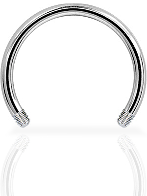 TITANIUM CIRCULAR BARBELL PINS