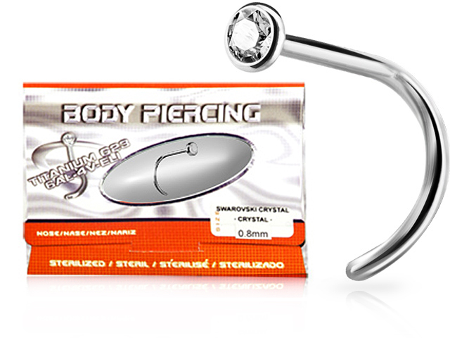 STERELIZED TITANIUM JEWELLED NOSESTUDS