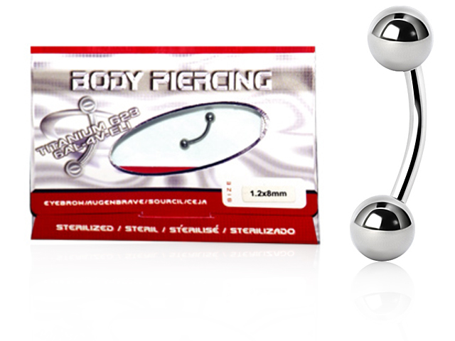 STERELIZED TITANIUM MICRO BANANAS