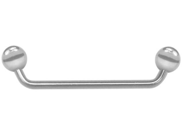 TITANIUM MICRO SURFACE BARBELLS 45~ WITH BALLS