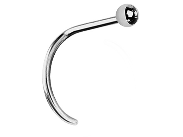 TITANIUM CURVED NOSESTUDS (BALL)