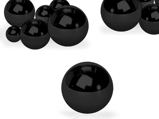 BLACK TITANIUM MICRO BALLS