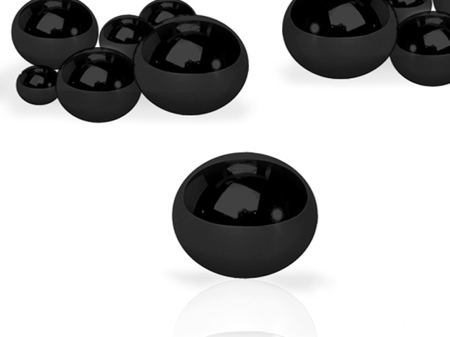 BLACK TITANIUM MICRO BALLS (2MM)