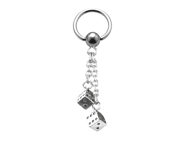 SS316L STEEL CASTING BCR DANGLES (HELLO CLITTY)