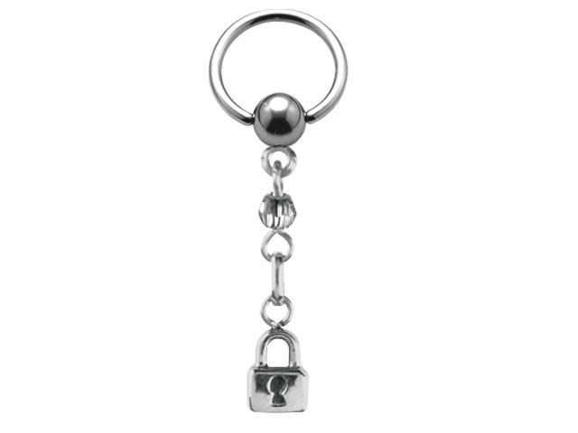 SS316L STEEL CASTING BCR DANGLES (HELLO CLITTY)