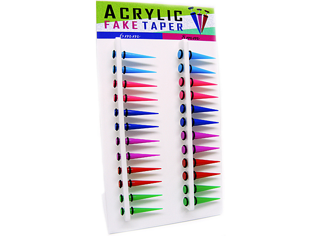 Display Illusion Fake Tapers "Multi" (24 Stück)