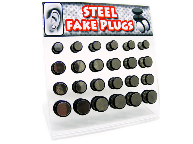 Display Steel Fake Plugs (24 Stück)
